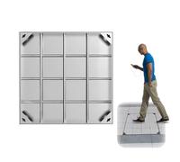 Tapa Invisible para Alcantarillado, Arqueta con Tapa y Marco, Tapa de Inspección de Acero Inoxidable, Tapa de Alcantarilla para Aceras, Patios y Parques.(70x70cm/28x28in)