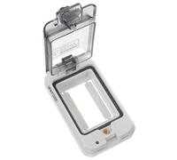 Tapa Ip67 para Disyuntor, Ventana Transparente, PC | Diseño Abatible 180°, Cierre Automático, Montaje en Pared, Control Visual del Circuito y Acceso Rápido