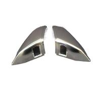 Tapa la cubierta del espejo Q5 2019 Q7 2016-2019 Para mate para cromo plateado cubierta de espejo retrovisor izquierdo derecho para automóvil 2 piezas(With Side Assist)