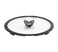 Tapa Lagostina INGENIO, Modelo 010244060128, Transparente Y Gris, Para Una