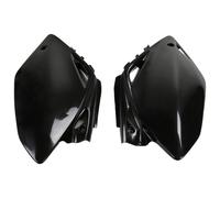 Tapa lateral UFO PLAST 2 piezas negra para Honda CRF R 450 ccm An. 2007 - 2008