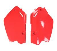 Tapa lateral UFO PLAST 2 piezas roja OEM 00-26 para Honda CR R 80ccm An.96-02