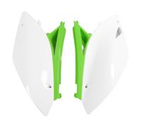 Tapa lateral UFO PLAST cubierta de 2 piezas blanco/verde