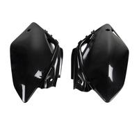 Tapa lateral UFO PLAST de 2 piezas negra para Honda CRF R 450ccm An. 2005 - 2006