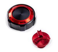 Tapa Líquido Freno Delantero Y Tapa Llenado Aceite Motor Para Suzuki GSXR GSX-R 600 750 1000 1000 RX Gsx-r1000(Un conjunto rojo)