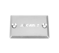 Tapa líquido Frenos Motocicleta Depósito de líquido de Freno Delantero para ni&nja ZX-12R 2000 2001 2002 2003 2004 2005 2006 ZX12R Tapa de la Taza de Aceite Cubierta del Cilindro Maestro