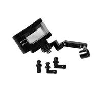 Tapa líquido Frenos Motocicleta Depósito de líquido para Cilindro Maestro de Embrague de Freno Delantero de Motocicleta, depósito de Aceite, Taza con Marco de Soporte y Cubierta Decorativa