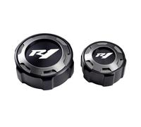 Tapa Llenado Aceite Cubierta para YZFR1 YZF R1M R1 2009-2022 2023 Accesorios Motocicleta Tapas De Líquido Freno Delantero Trasero Protección Puerto Llenado Aceite