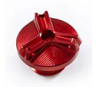 Tapa Llenado Aceite para Benelli TRK 251/502 / 502X TRK251 TRK502 TRK502X TRK502 X Tapa De Llenado De Aceite De Motor De Motocicleta Tapa De Aceite De Protección Tapón Llenado Aceite Motor (Color : R