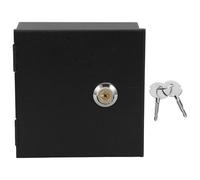 Tapa Metálica Cerradura para Enchufe Tipo 86, Caja | Protector Antirrobo de Hierro, Montaje en Pared o Mesa, Uso en Obras y Espacios Públicos