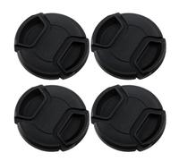Tapa Objetivo Cámara 55mm de Plástico, a Prueba de Salpicaduras, 4 Pcs