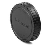Tapa Objetivo Trasera Compatible con Walimex Pro 100/2.8, 135/2.0, 16/2.0, 24/1.4, 50/1.5 VDSLR, 8/2.8 Fish-Eye, Bayoneta Cubierta Protectora Compatible con Samsung NX Mount