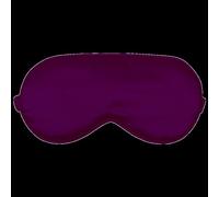 Tapa Ojos Para Dormir 2pcs 3D Silk Sleep Mask Natural Sleeping Eye Mask Swead Tour Shade Parche de ojos suaves for los ojos portátiles Viajes Parche Ojo(Purple)