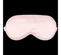 Tapa Ojos Para Dormir 2pcs 3D Silk Sleep Mask Natural Sleeping Eye Mask Swead Tour Shade Parche de ojos suaves for los ojos portátiles Viajes Parche Ojo(Pink)