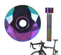 Tapa para Auriculares de Bicicleta, Cubierta de Cuenco de Bicicleta, Auriculares de aleación de Bicicleta, Antideslizantes, para Bicicletas de Carretera, Cubierta de vástago de