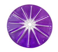 Tapa para batidora de cabezal mezclador, cubierta para batidora de mesa, para robot de cocina, antisalpicaduras, cuenco y batidora, accesorio en color violeta y verde, 14,5 cm, 1 unidad