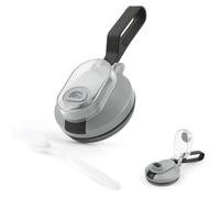 Tapa para Beber para Ninja Blast Max Tapa de Repuesto para Batidora | Accesorios para BC251EU Serie Batidora Portátil, Tapa de Vaso con Asa de Transporte (Gris)