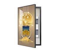 Tapa para Caja de Contador eléctrico para decoración del hogar - Diseño Vertical con Tapa, Pintar la Caja de Electricidad de la Sala de Estar.