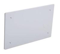 Tapa Para Caja De Registro Electrico Empotrar 170x100 Mm - Fijación Mediante Garra O Tornillo - Uso Interior Profesional/Domestico - Color Blanco