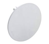 Tapa Para Caja De Registro Electrico Empotrar Redonda Ø80x40 Mm - Fijación Mediante Garra O Tornillo - Uso Interior Profesional/Domestico - Color Blanco