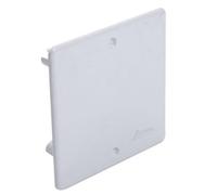 Tapa Para Caja De Registro Electrico Empotrar Universal De 1 Elemento - Fijación Mediante Garra O Tornillo - Uso Interior Profesional/Domestico - Color Blanco