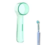 Tapa para cepillo de dientes, cubiertas protectoras higiénicas para cabezales de repuesto de viaje - Funda para cepillo de dientes de gimnasio, escuela, baño, camping, viaje, Verde, riferimento