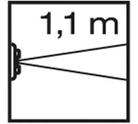 Tapa para detector de movimiento 1,1 m, berker.Net, para serie berker R.1 de hager, blanco polar, brillo