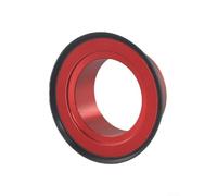 Tapa para dirección Aluminio 28.6mm para Bicicleta Tapa para | Aleación AL6061, ligero y , ideal para ciclismo de ruta y montaña, reduce altura frontal(Red)