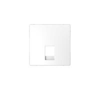 Tapa para el mecanismo de toma de teléfono en policarbonato mate de color ártico Schneider Electric Elegance - MTN42