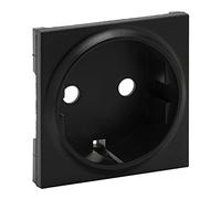 Tapa para Enchufe Schuko 2P+T Legrand 864520serie Niloe Step Negro mate
