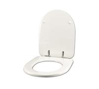 Tapa para inodoro para JACOB DELAFON ALTAIR BLANCO, bisagra cromada normal o con cierre suave (soft close) retardado