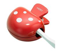 Tapa para la cabeza del cepillo, cubiertas para la cabeza del cepillo de dientes,Tapa de cepillo de dientes eléctrico de setas | Gorro de abrazadera portátil gadget decorativo para dormitorio, rojo