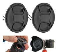 Tapa para Lente de cámara, diámetro Ø 49 mm, Tapa de protección Snap On, Compatible con Nikon, Canon, Sony, Sigma, Tamron, Olympus, Fujifilm, Cobertura Universal para cámara, Tapa Protectora Lente