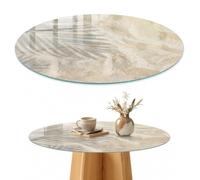 Tapa para Mesa de Centro 100 cm | Redondo | Espesor 4 mm | Bordes Pulidos