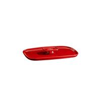 Tapa para plato de horno, 25 x 18 x 3 cm, rojo grande
