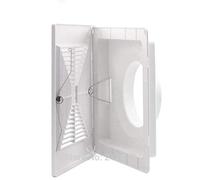 tapa para rejilla, Rejilla de ventilación, rejilla apertura, 100 mm, cuadrada, diámetro montaje del difusor, válvulas ajustables, salida aire acondicionado, cubierta acceso bricolaje