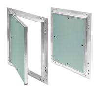 Tapa para revisión de marco de aluminio 12,5 mm GK Einlage yeso pladur aluminio (300 x 300)