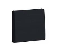 Tapa Para Salida De Cables Negra Mate - Serie Apolo 5000 - Acabado Mate - Para Mecanismos Serie Mec21 - Compatible Con Marcos Apolo 5000