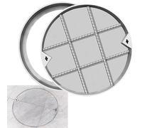 Tapa para Tanque Séptico, Tapa de Registro de Acero Inoxidable con Base, Tapa Arqueta para Uso en Exteriores e Interiores(70cm/28in)