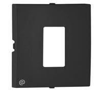 Tapa Para Toma Informática Rj45 Negro - Serie Logus 90 - Acabado Aquarella - Para Mecanismos Serie Mec21 - Compatible Con Marcos Logus 90