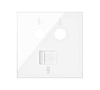 Tapa para toma R-TV+SAT con RJ45 2M