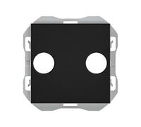 Tapa para toma R-TV + SatSimon 20000053-098 Simon 270 Negro