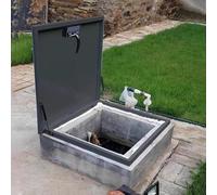 Tapa para trampilla de Techo, Impermeable y antirrobo, para un Acceso Seguro al ático y protección de la Boca de Registro.
