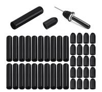 Tapa Para Verter Vino De 40 Piezas, Tapa Para Verter Rápido, Tapa Para Verter Vino A Prueba De Polvo Y Fugas, Tapa Para Verter Vino Tinto Con Sellado, Tapa Para Verter Vino Reutilizable