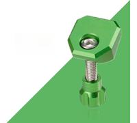 Tapa plegable para vástago de bicicleta, abrazadera de liberación rápida, compatible con la serie P8/P10 CNC, acabado anodizado ligero (verde oscuro)