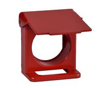 TAPA PROTECCIÓN CON CANDADO ROJA