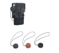 Tapa protectora de piel para cámara de cine Instax MiniEVO, a prueba de arañazos, polvo y huellas dactilares, accesorios de protección de lente, Gray, Tapa de lente de cuero para cámara de cine Instax