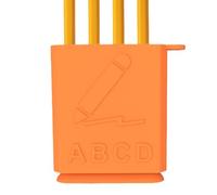 Tapa protectora de silicona flexible, protector antigrietas con diseño de gancho, herramienta suave resistente a los golpes, para niños, adolescentes, adultos, hogar, estudio, oficina, etc, Orange