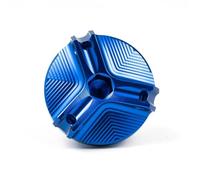 Tapa Protectora Del Depósito De Líquido De Freno Delantero CNC Para Motocicleta Para Suzuki GSX-R 600 750 1000 RESPUNEKBAH(1 oil cap-Blue)