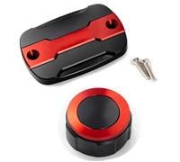 Tapa Protectora Del Depósito De Líquido De Frenos Delantero Y Trasero Para Motocicleta Accesorios Para YZFR3 2015-2022 RESPUNEKBAH(2pcs red)